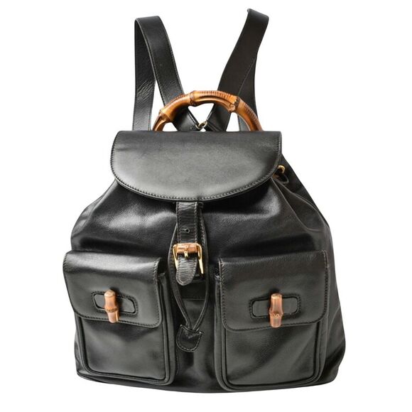 Pre Loved gucci Women Black Backpacks - Picture 1 of 8